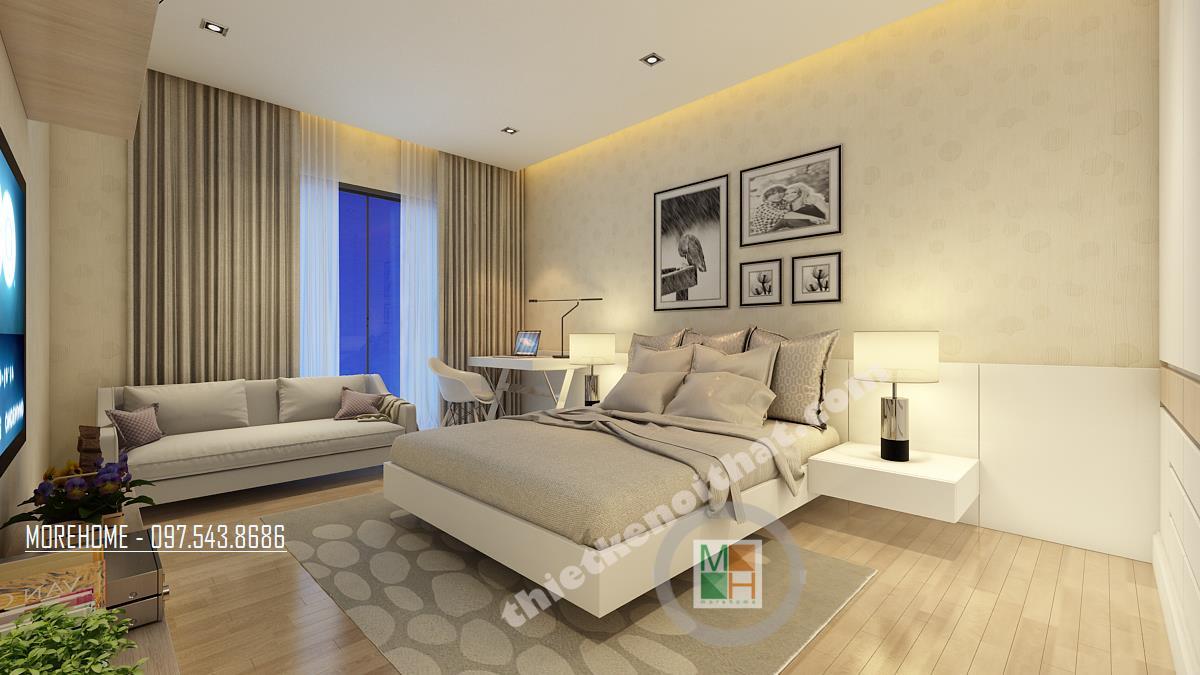 Thiết kế nội thất PENTHOUSE tại Mandarin Garden Hòa Phát